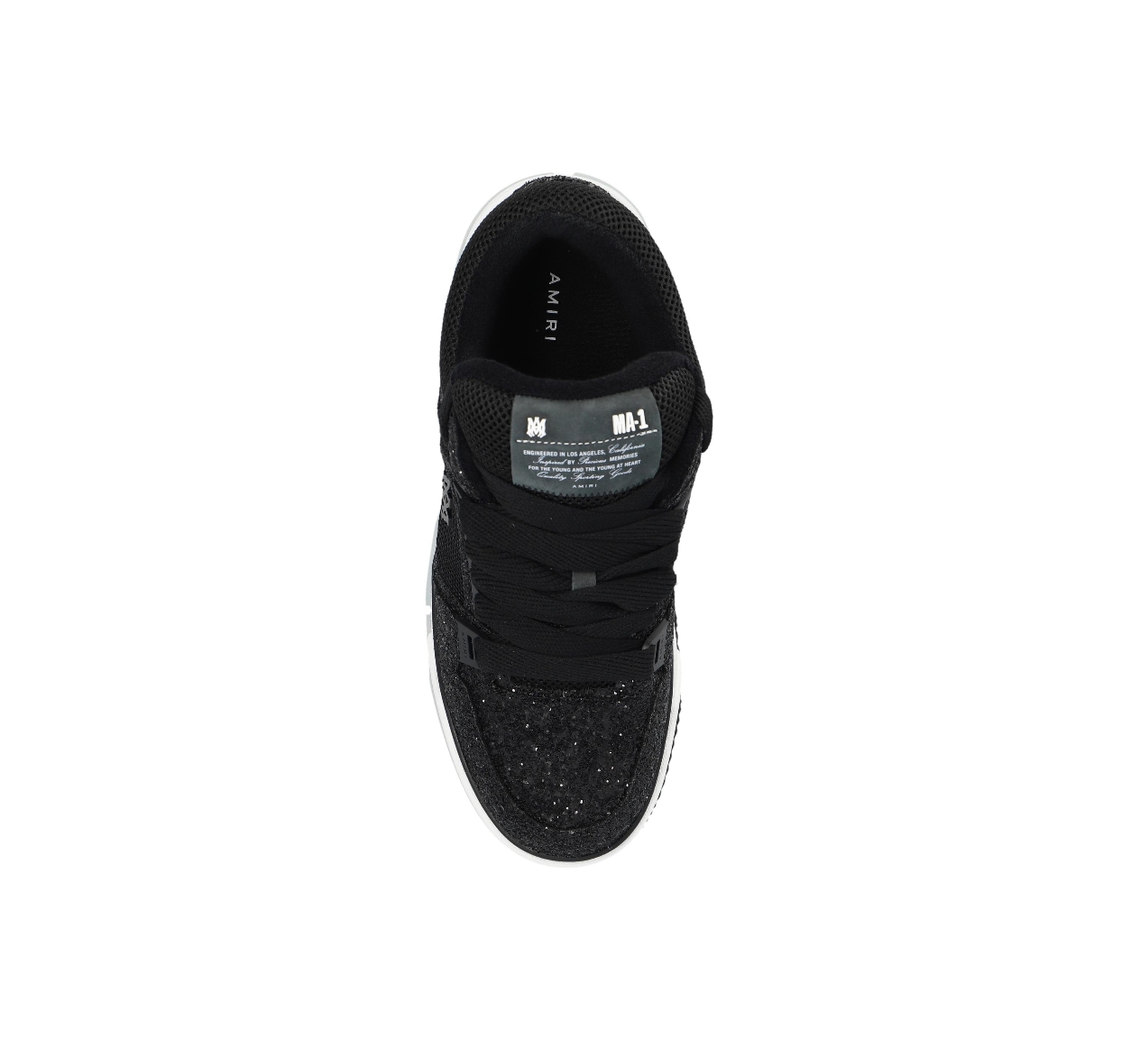 AMIRI Black Glitter MA-1 Sneakers