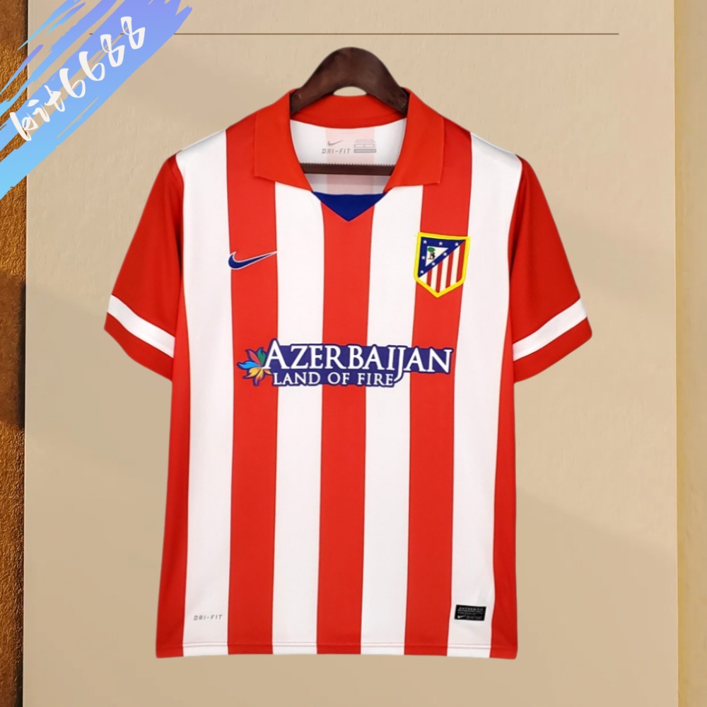 2013/2014 Atletico Madrid Home Retro Football Shirt