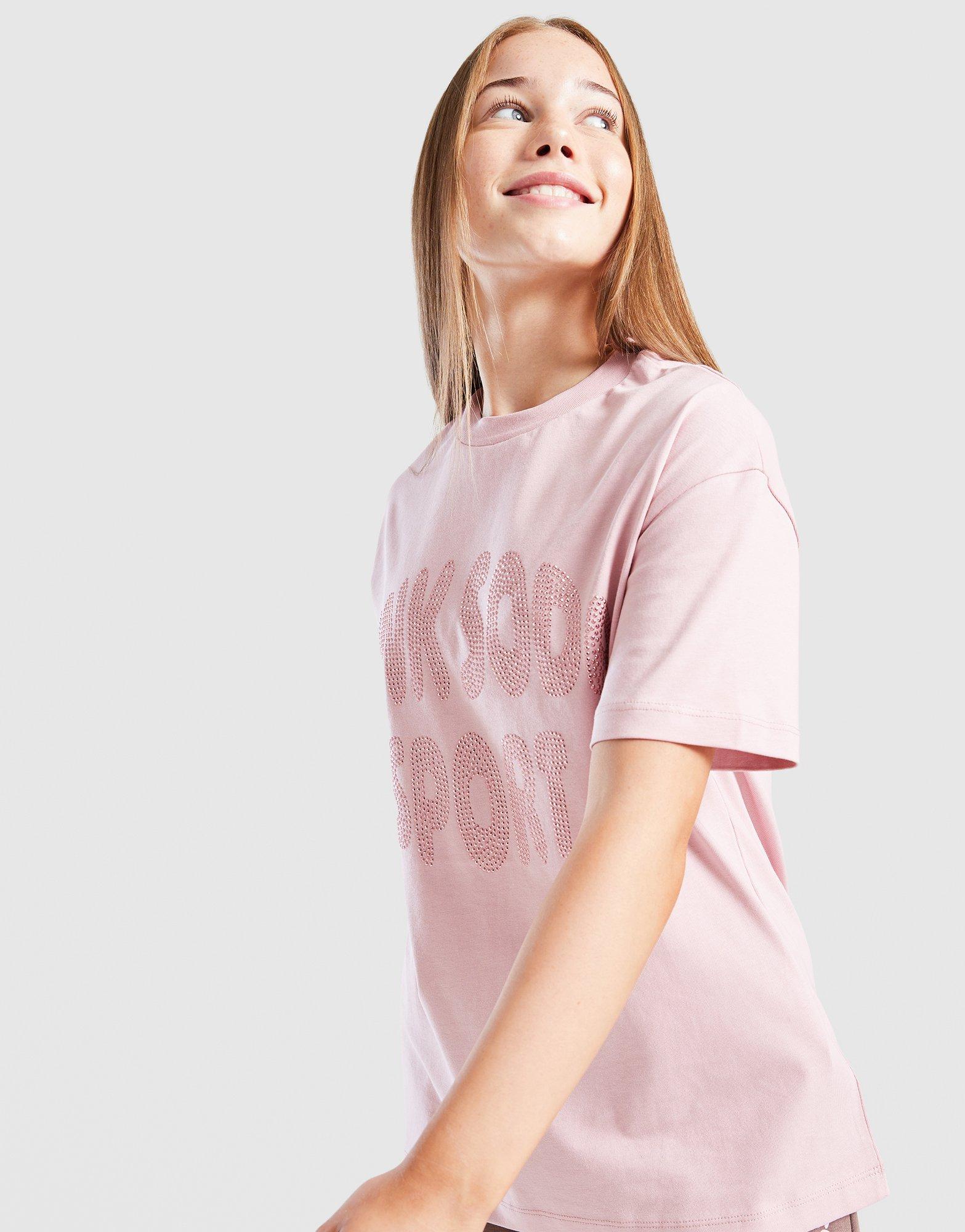 Pink Soda Sport Girls' Rhinestone T-Shirt Kinder