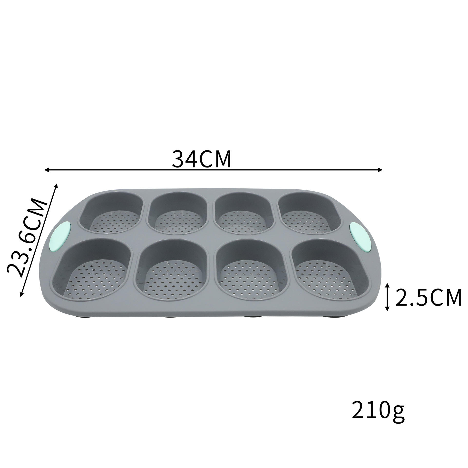 Non-Stick Food Grade Silicone Baking Set, Heat Resistant Cake Mold & Tray