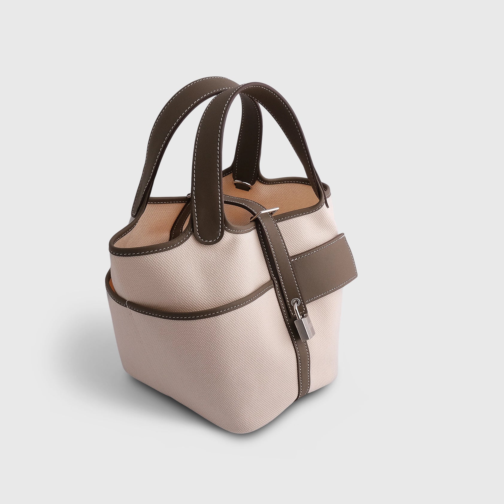 Hermès Picotin 18 Ecru/Etoupe Cargo Palladium Hardware