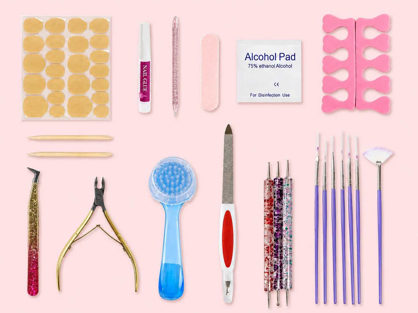 Accessory kit for press-on nail packaging