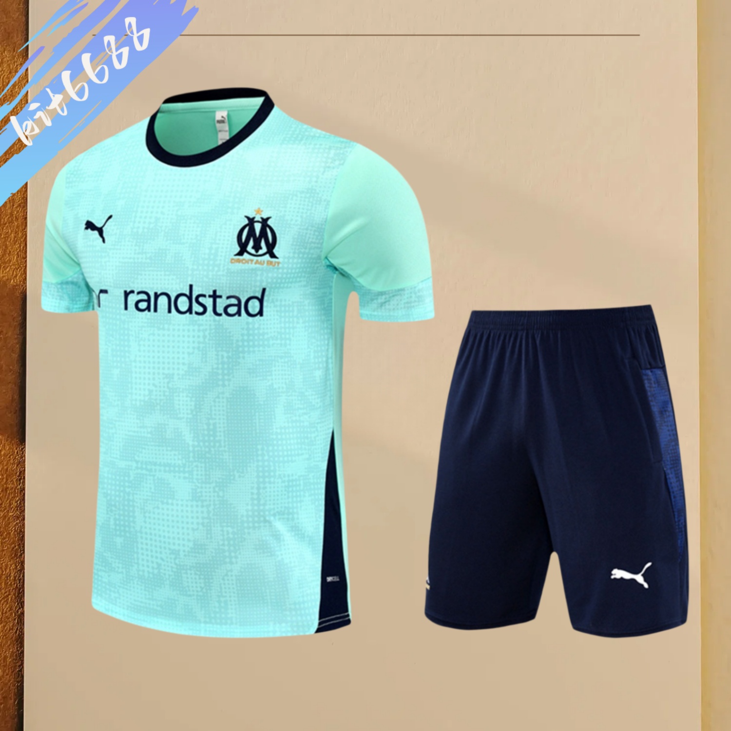 2025/2026 Marseille Adult Short Sleeve Training Suit (Adult Kit)