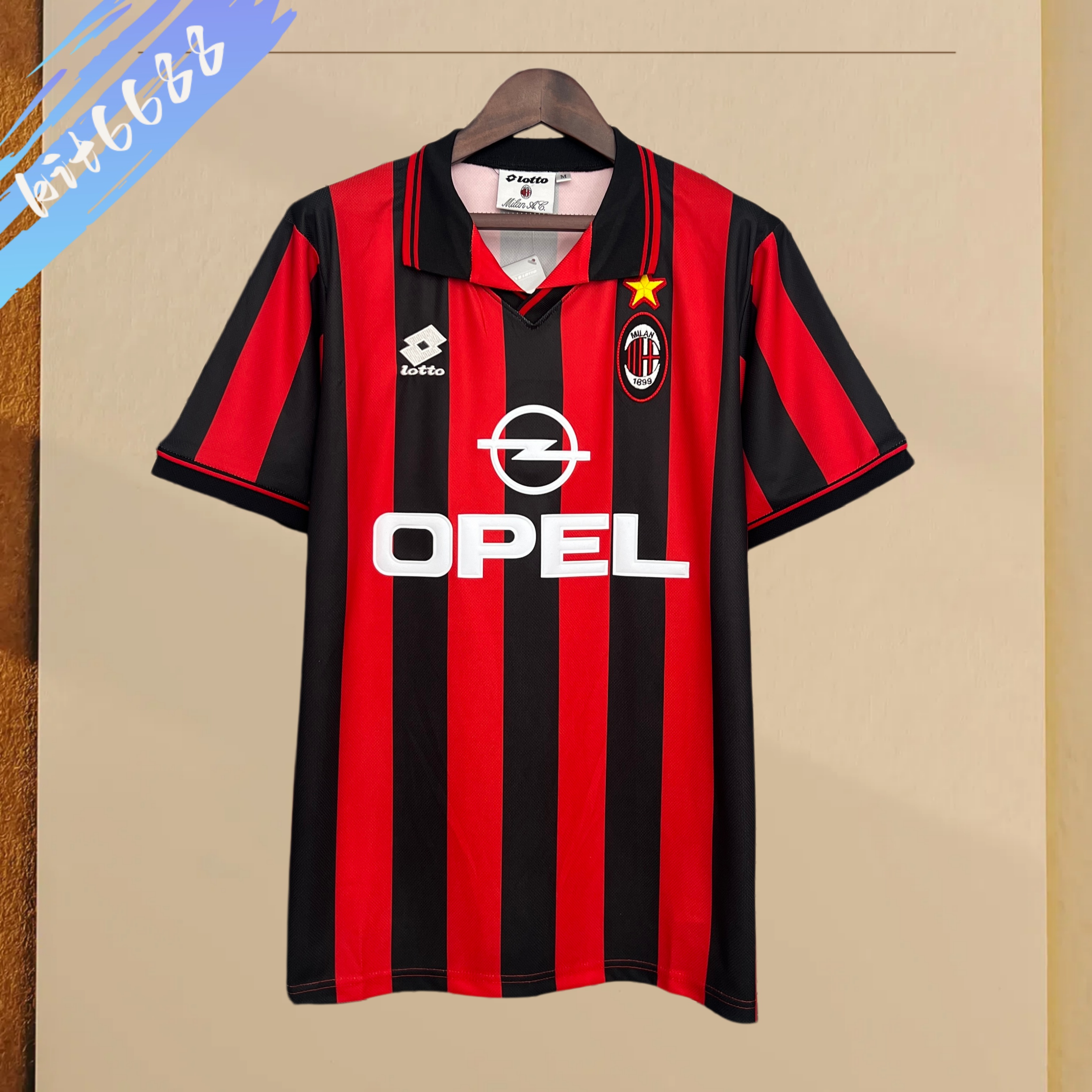 1997/1998 AC Milan Home Retro Football Shirt (Fan Edition)