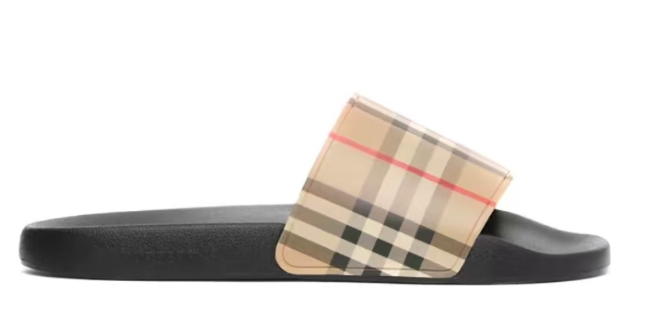 Burberry Vintage Check Slides Archive beige