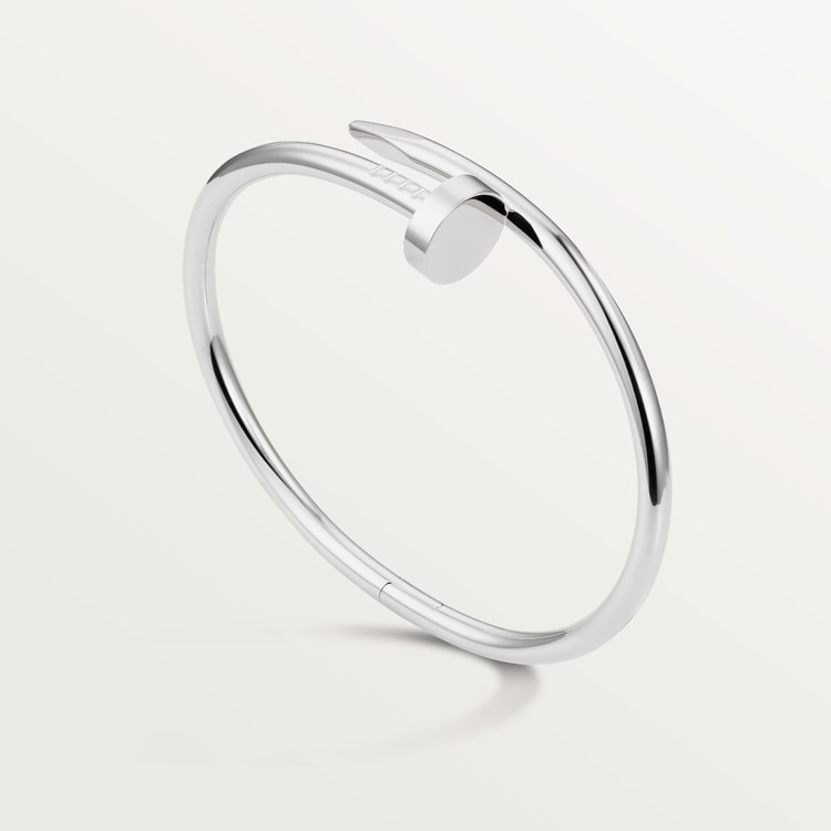 Juste un Clou bracelet, classic model 18K white gold 3.5 mm