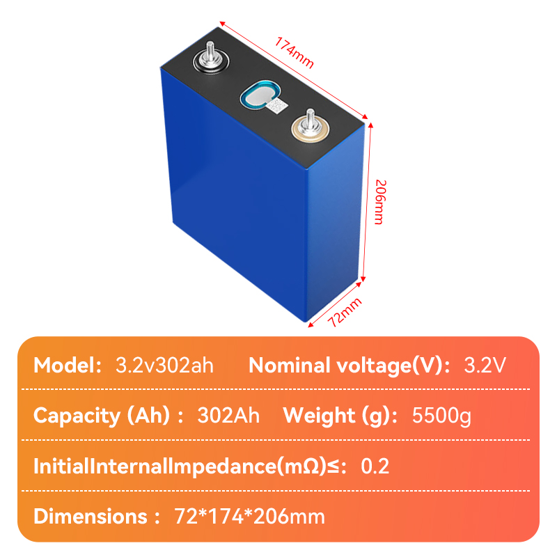 3.2v 302ah Lifepo4 Battery