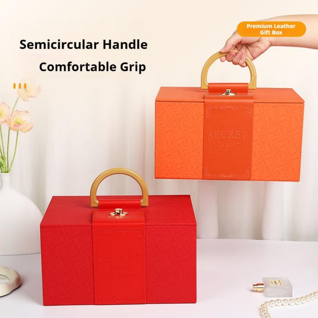 Exquisite Leather Gift Set for Bridesmaids Premium Wedding Gift Packaging Box for Jewelry custom logo