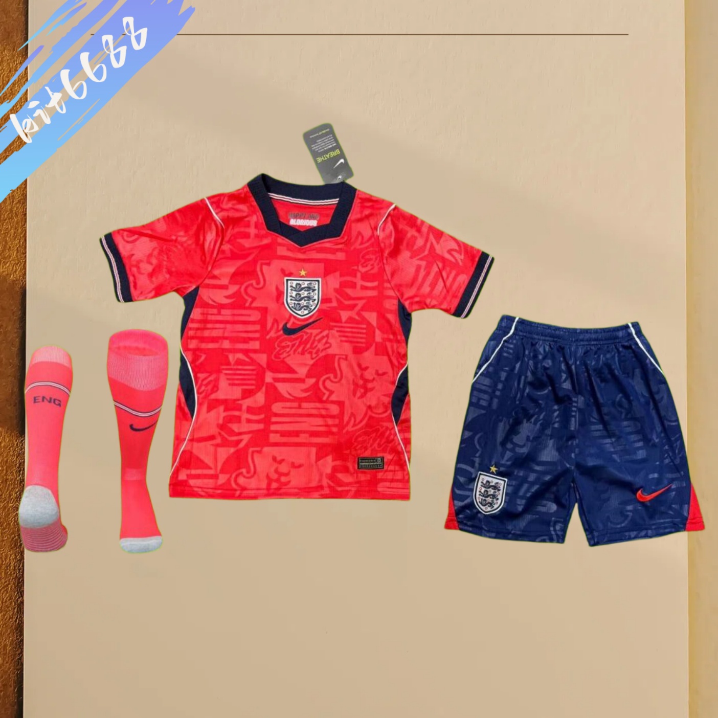 2026 England Away Football Shirt (Adult Kids Kit socks)