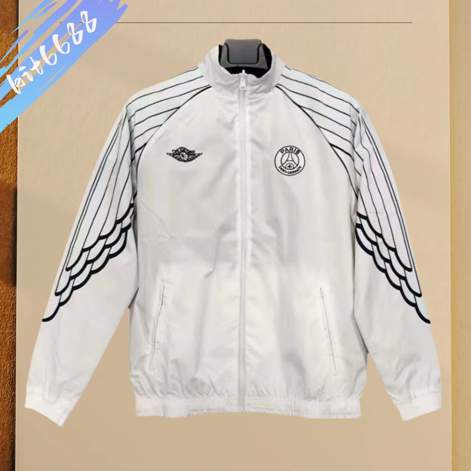 2025/2026 PSG Paris Saint-Germain Long Zip Windbreaker (Jacket)