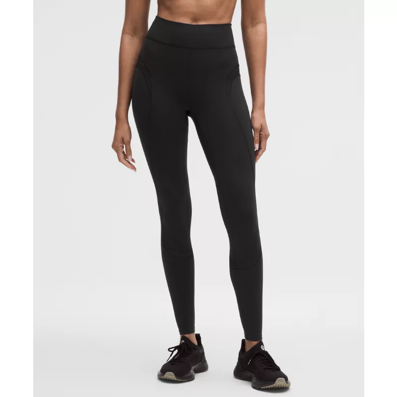 Mesh Panelled High-Rise Tight 28