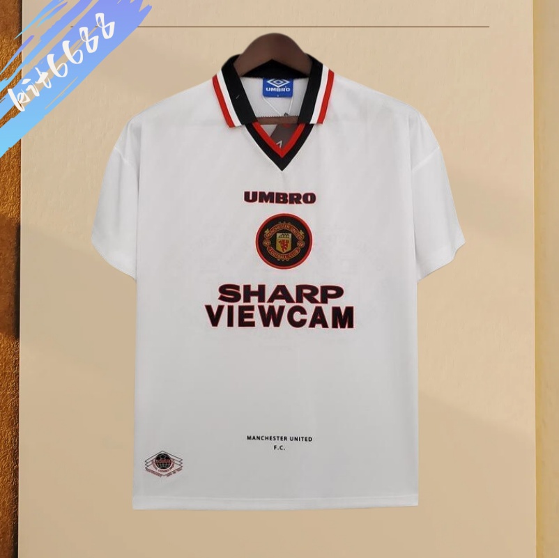 96/97 Manchester United Away retro football jersey