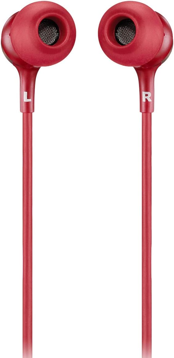 JBL LIVE 100 - In-Ear Headphones with Remote - Red