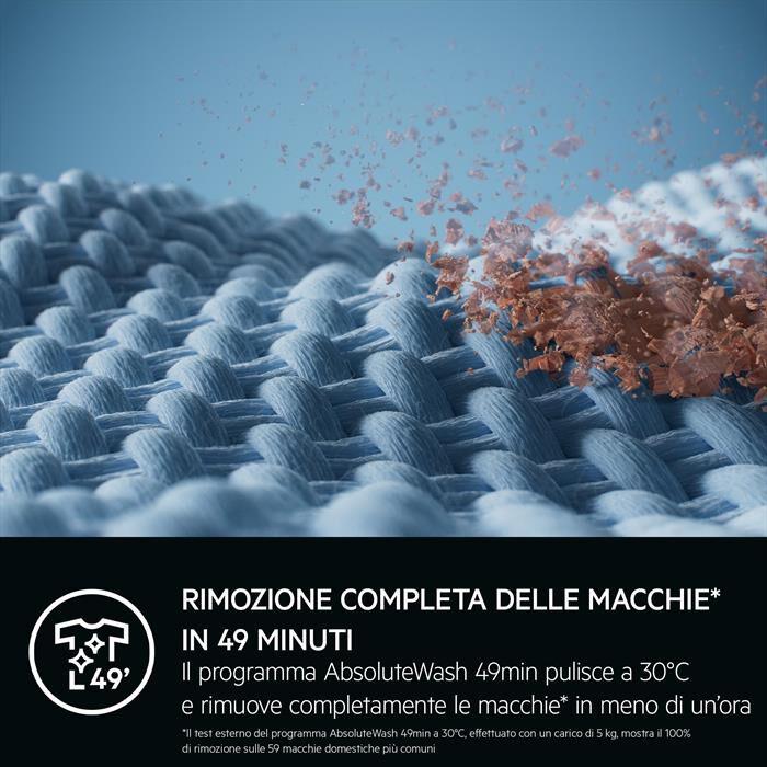 AEG - Lavatrice LR9H94GBS 9 Kg Classe A-Bianco/oblò nero