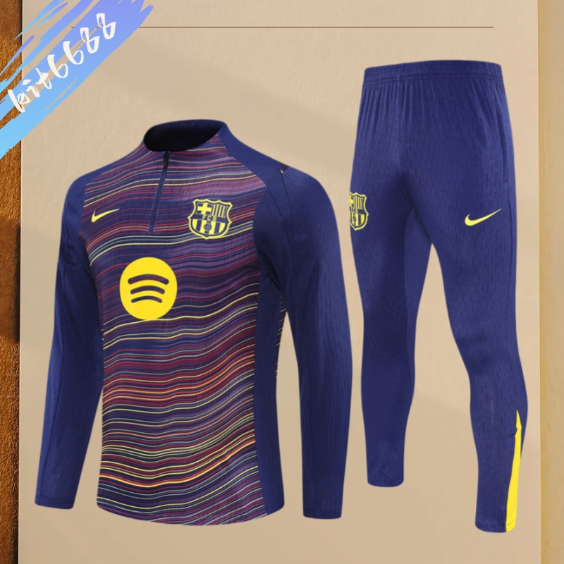 25/26 Barcelona Half Zip TrainingWear (Adult Kids Kit)
