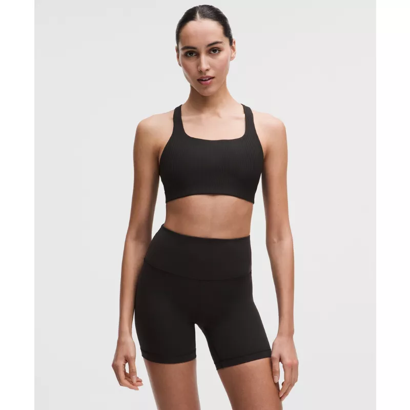 All-Time Hero Ribbed Sports Bra Medium Support, B/C Cup
