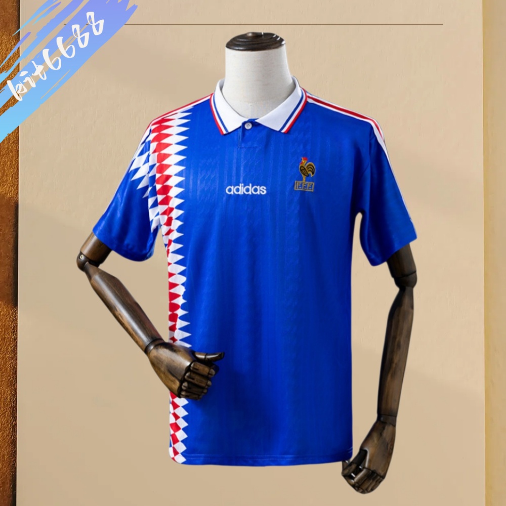 1994 France Home Retro Football Shirt