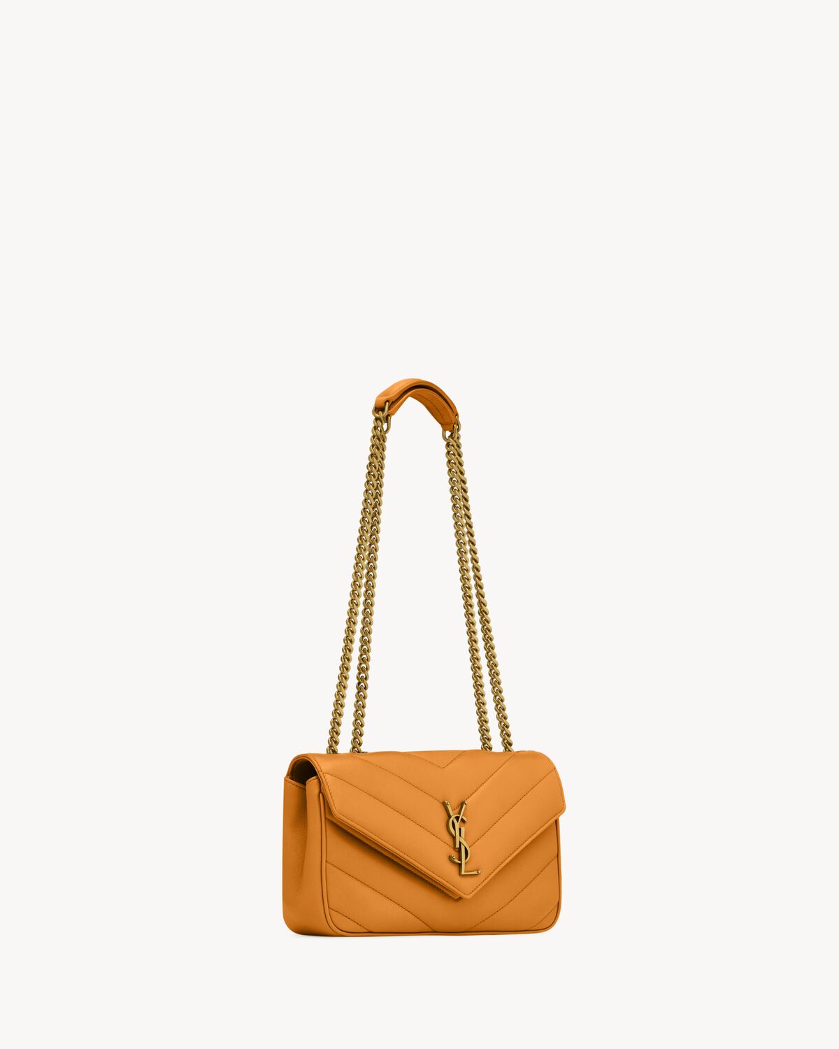 loulou small in matelassé lambskin SUNFLOWER