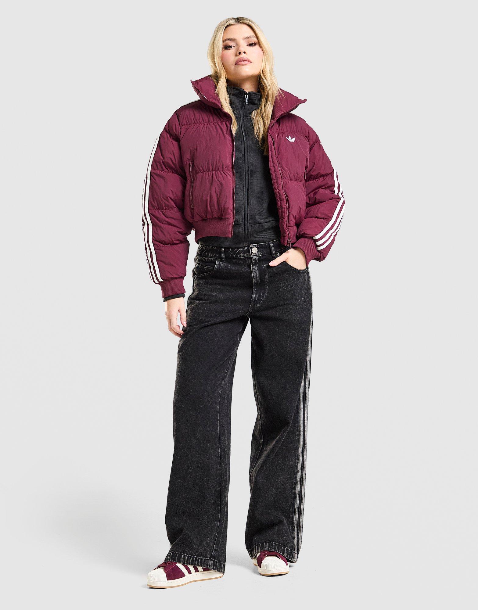 adidas Originals 3-Streifen Cropped Padded Jacke