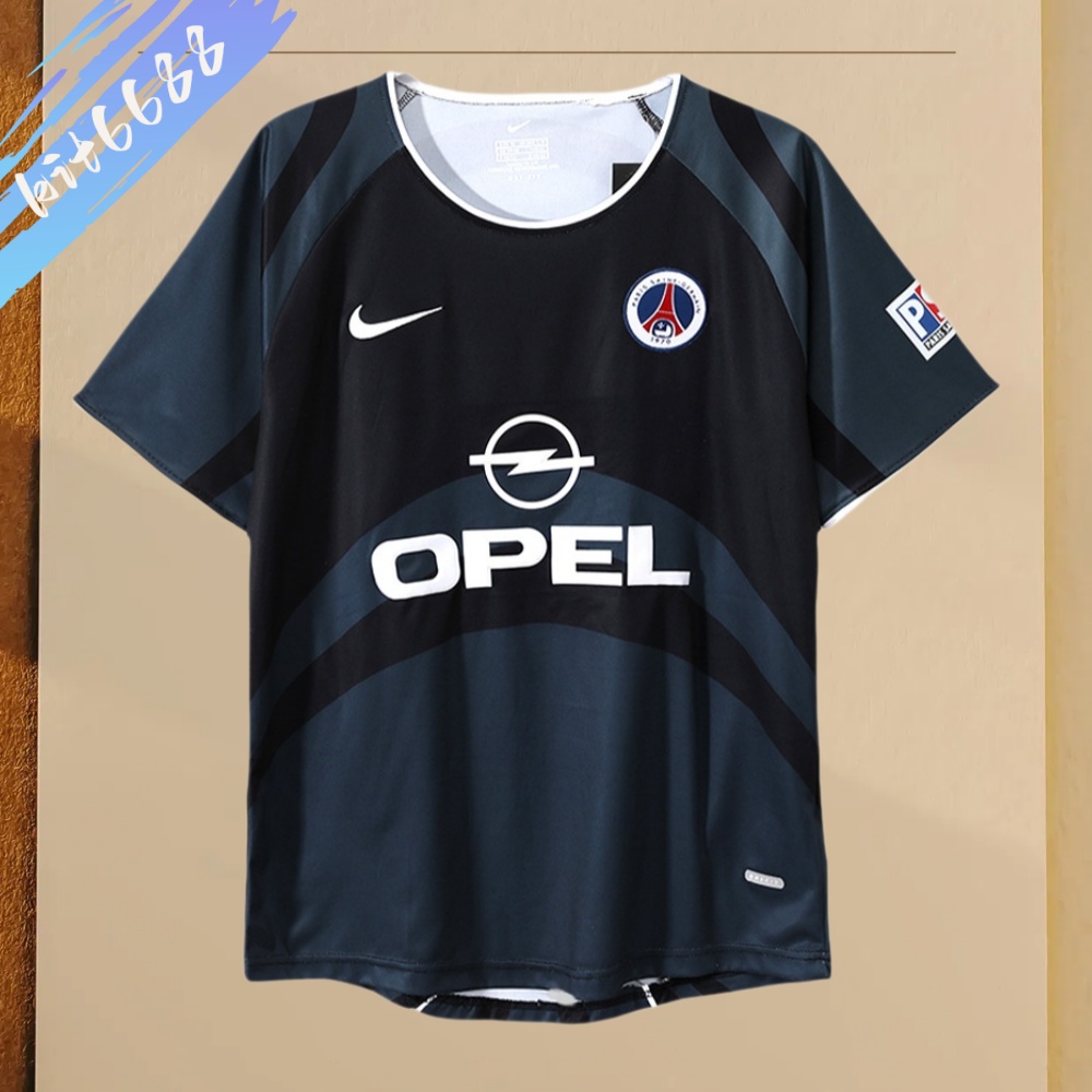 2001/2002 PSG Paris Saint-Germain Second Third Away Retro Football Shirt