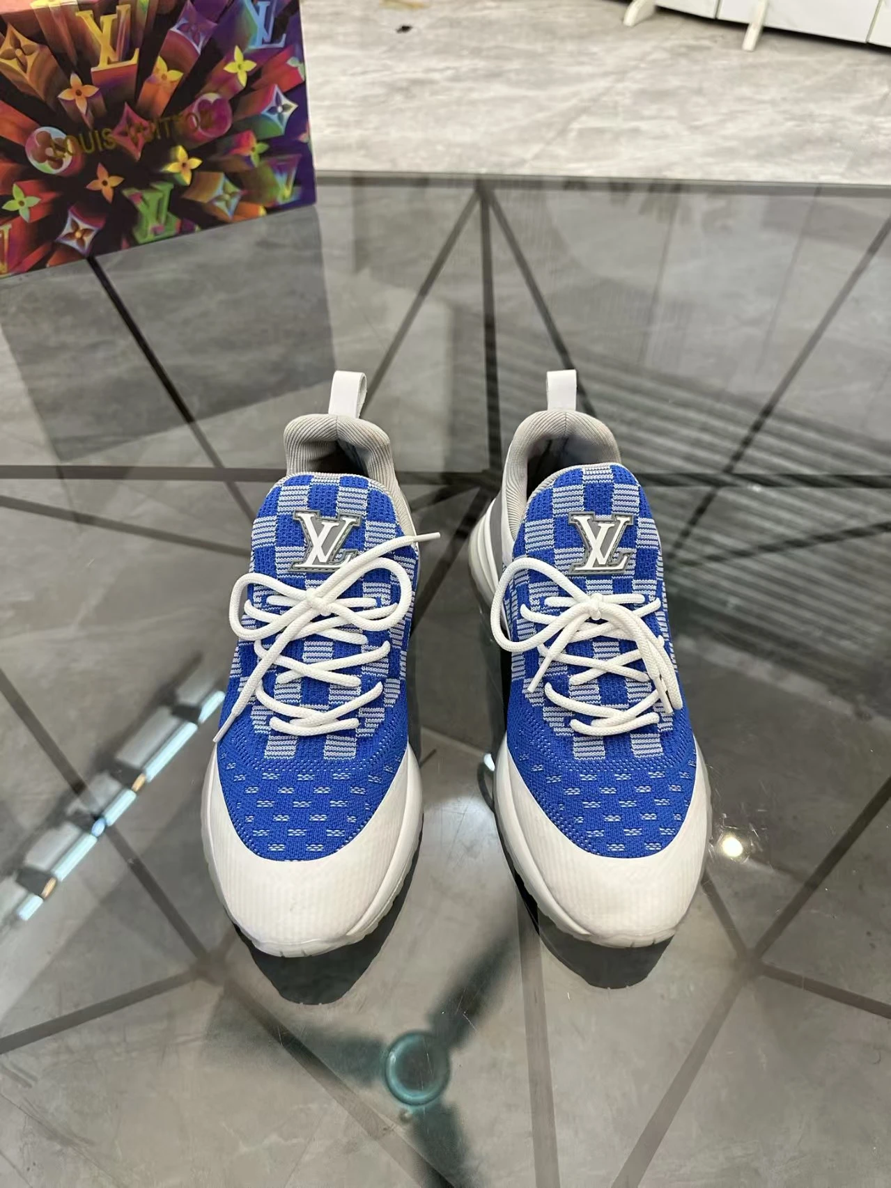 Top LV shoes, handmade genuine leather material