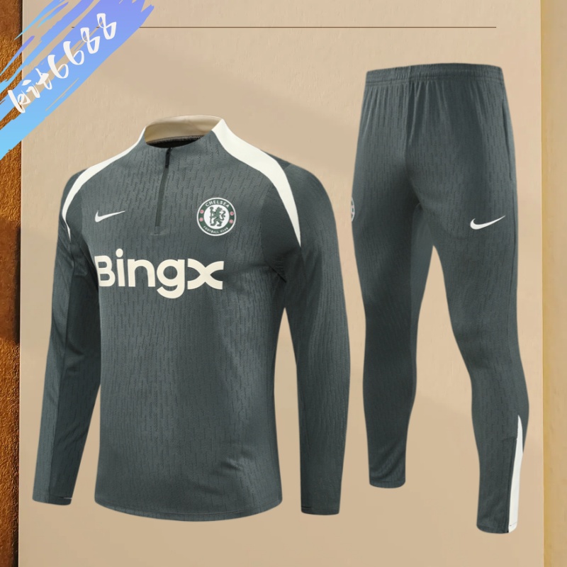 25/26 Chelsea Half Pull Training Suit (Adult and Children's Set)