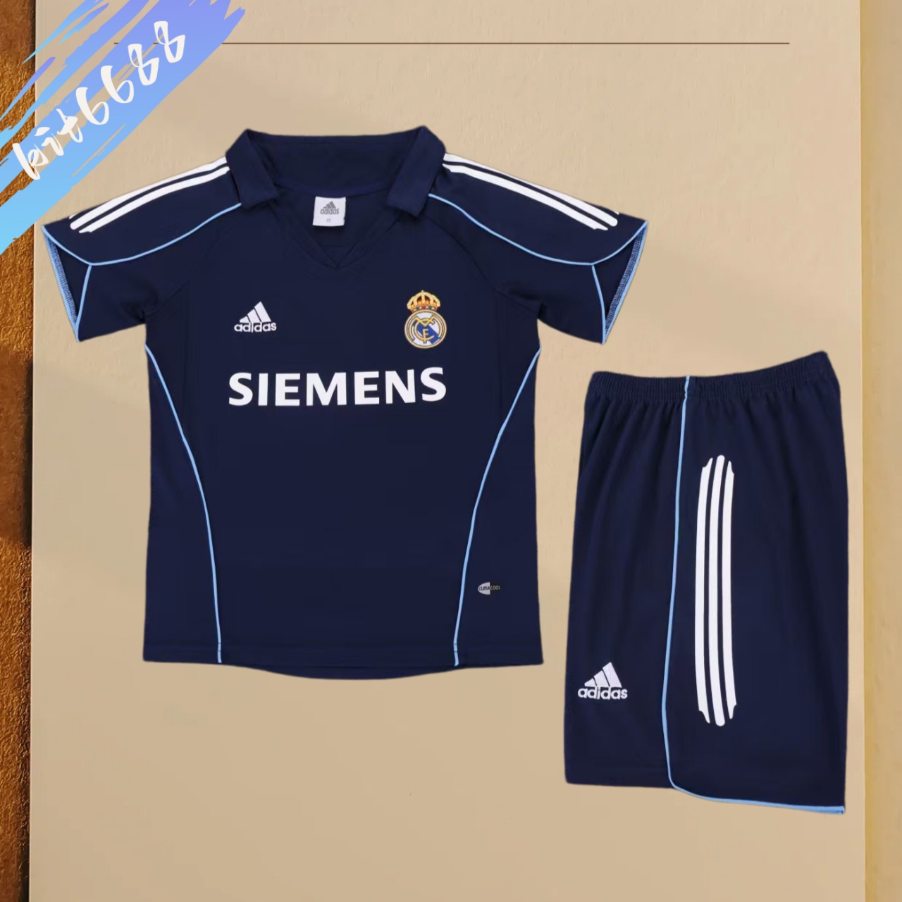 2005/2006 Real Madrid Away Retro Kids Set