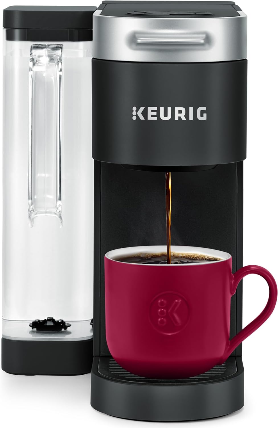 coffee maker Single-serve coffee maker, MultiStream technology, 4 brew sizes, 64 oz (about 1.9 kg) dual-position removable water tank, black