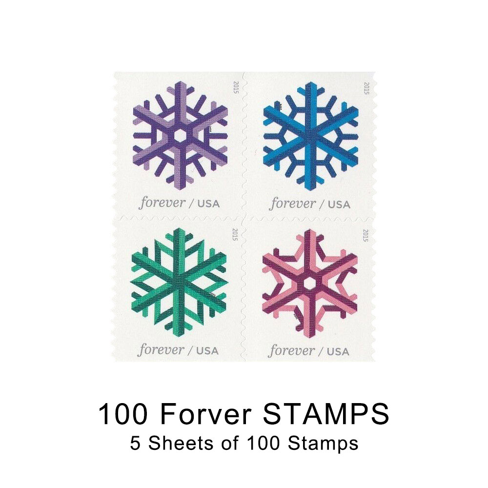 🎁[US Free Shipping]100PCS-Geometric Snowflakes