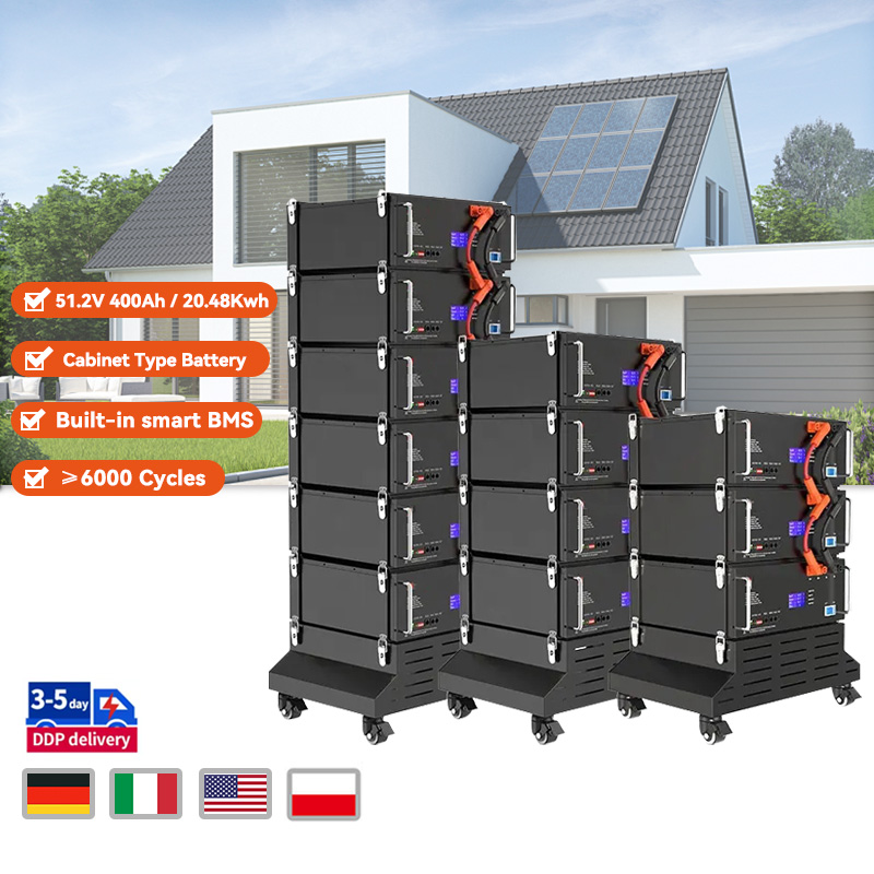 Rack mounted battery 51.2v 400ah