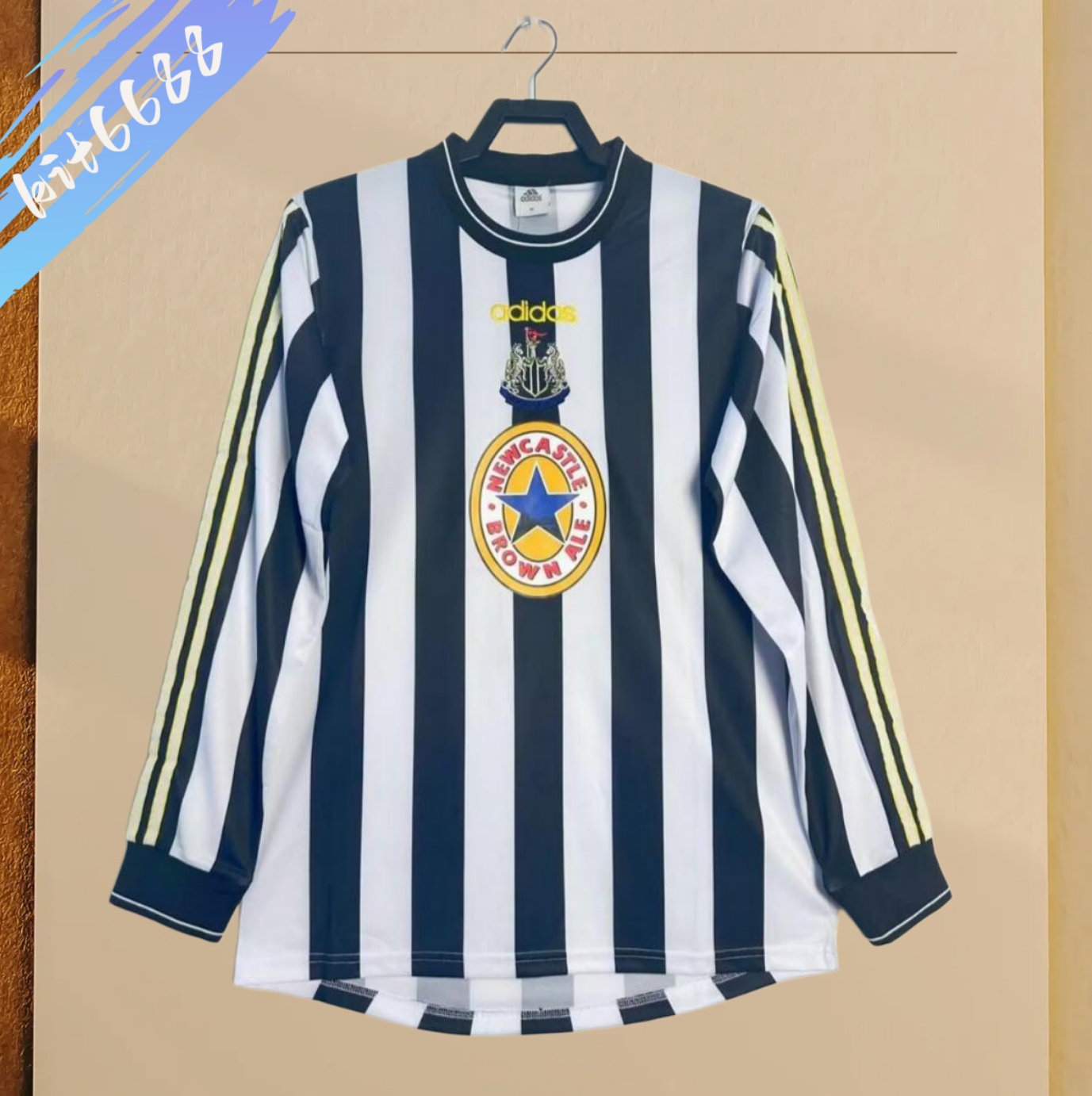 1998/1999 Newcastle United home Long Sleeve Retro Football Shirt