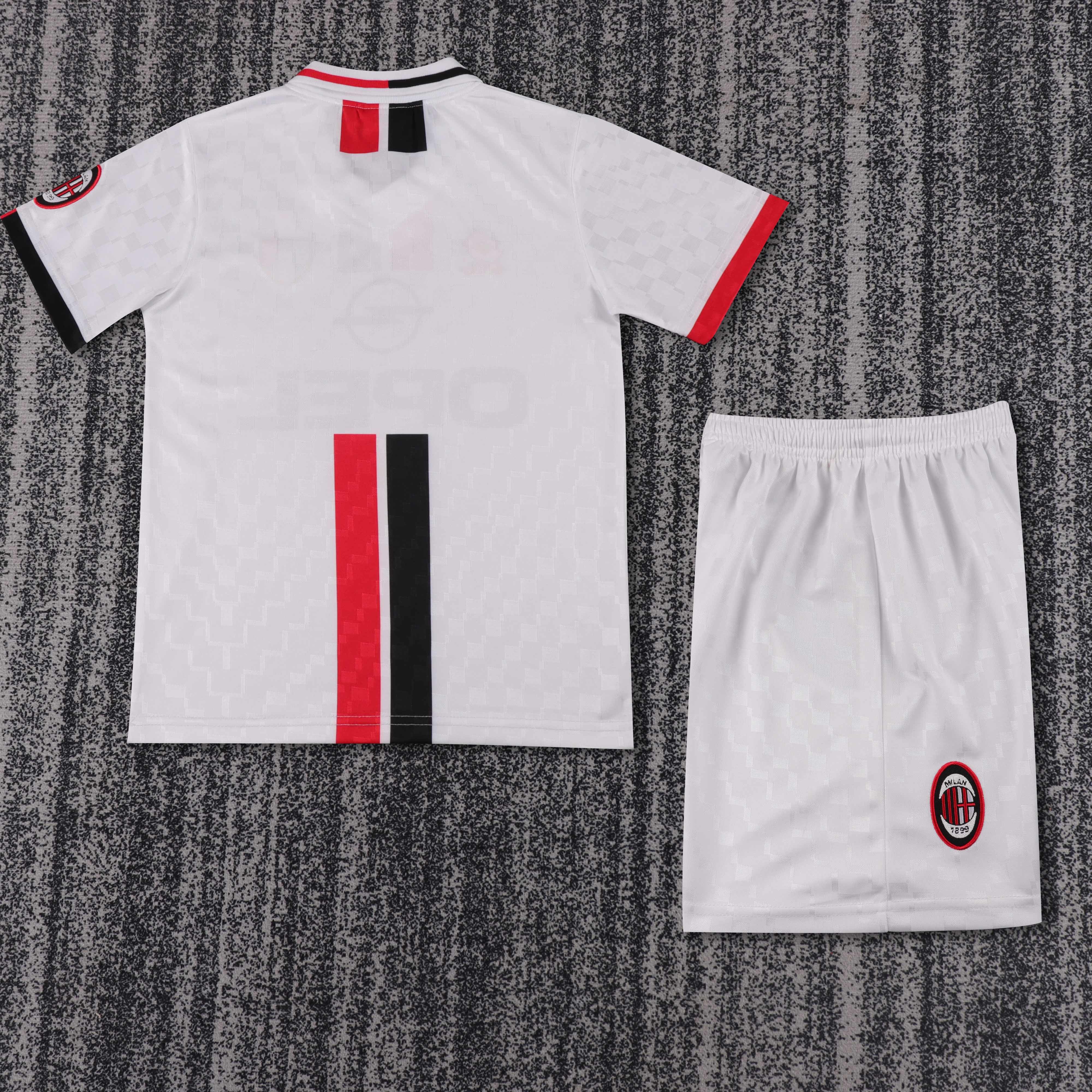 1996/1997 AC Milan Away Retro Football Jersey (Kids Kit)