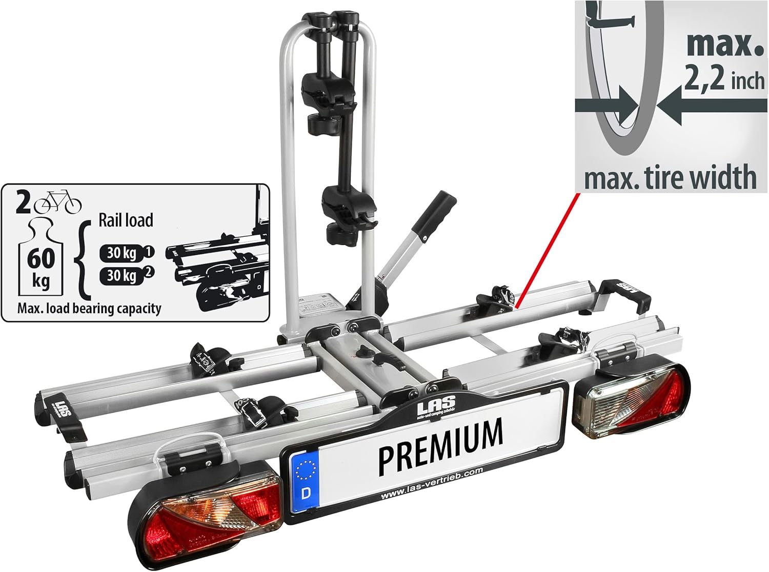 Eufab 12011LAS  Bike Rack for E-Bike