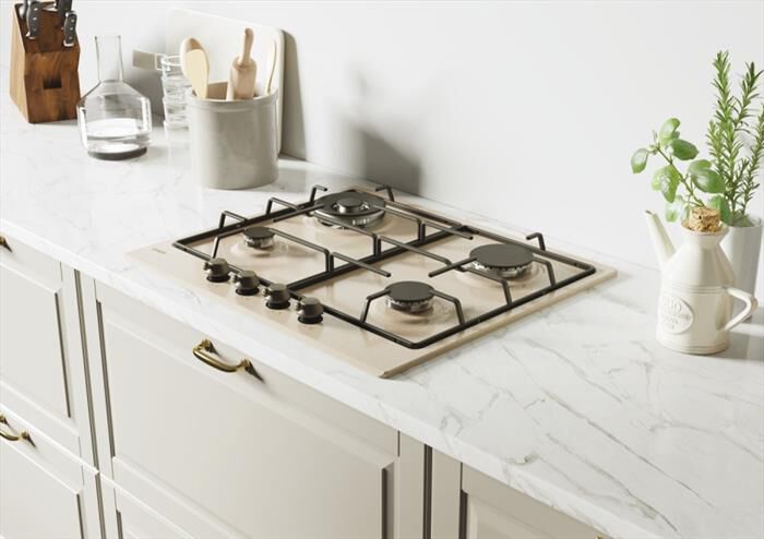 CANDY - Piano cottura a gas CHW6BRAV4WGT 59,5cm