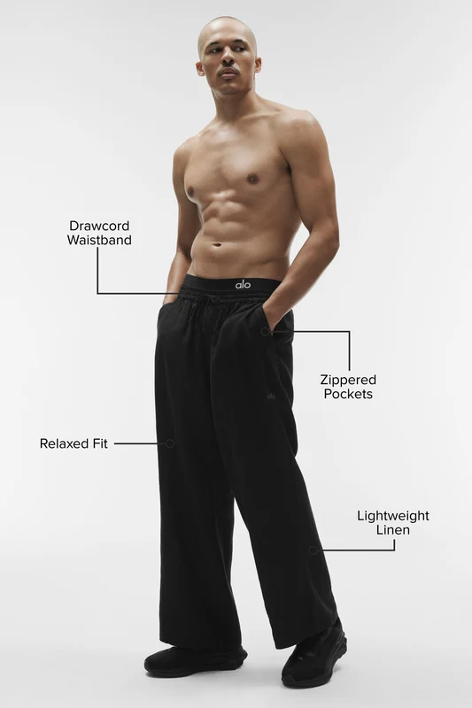 Linen Days Straight Leg Pant