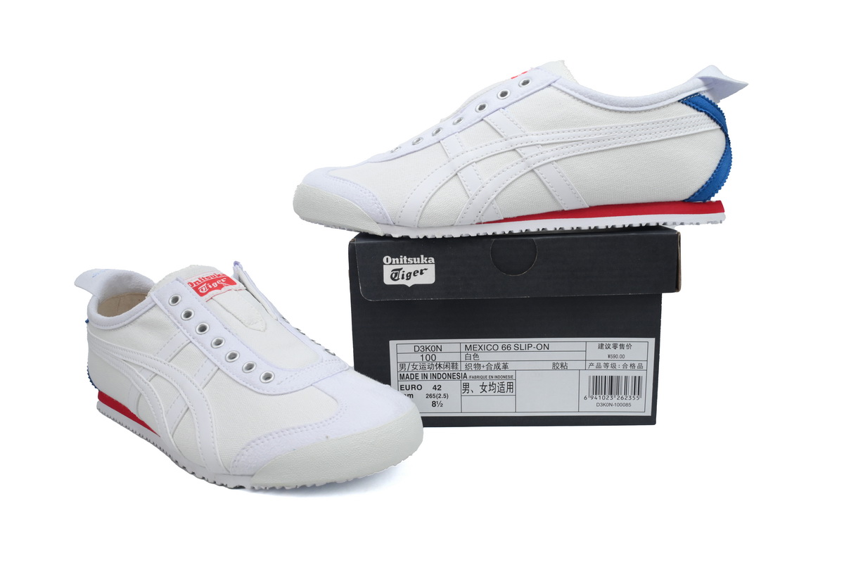 Onitsuka Tiger Mexico 66 Slip-On 'White Blue' D3K0N-100