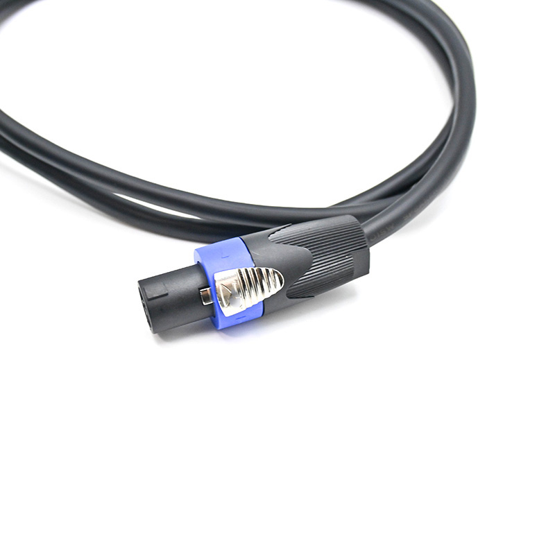 2m NL4 2 Pole Speaker Cable 2x 2.5mm² TR324-2-BLK