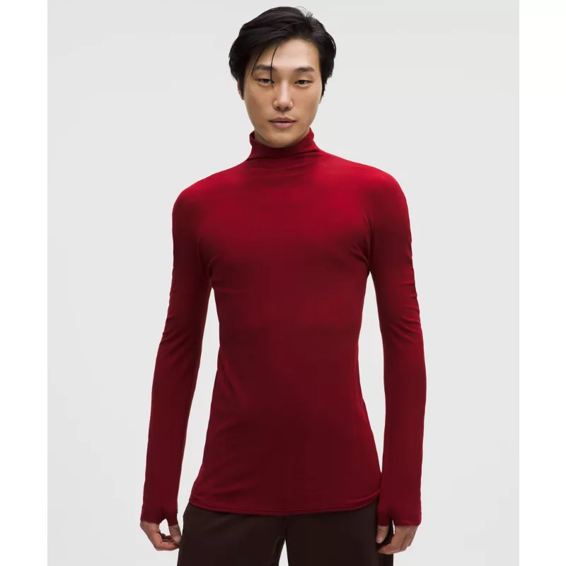 Team Canada Men's Seamless Mockneck Base Layer COC Logo
