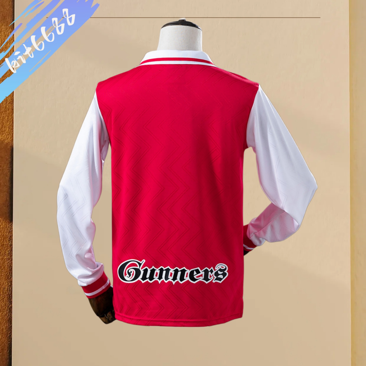 96/97 Arsenal Home  Retro Long Sleeve Football Shirt