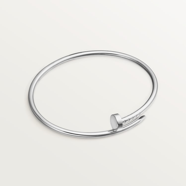 Juste un Clou bracelet, small model 18K white gold 2.5 mm