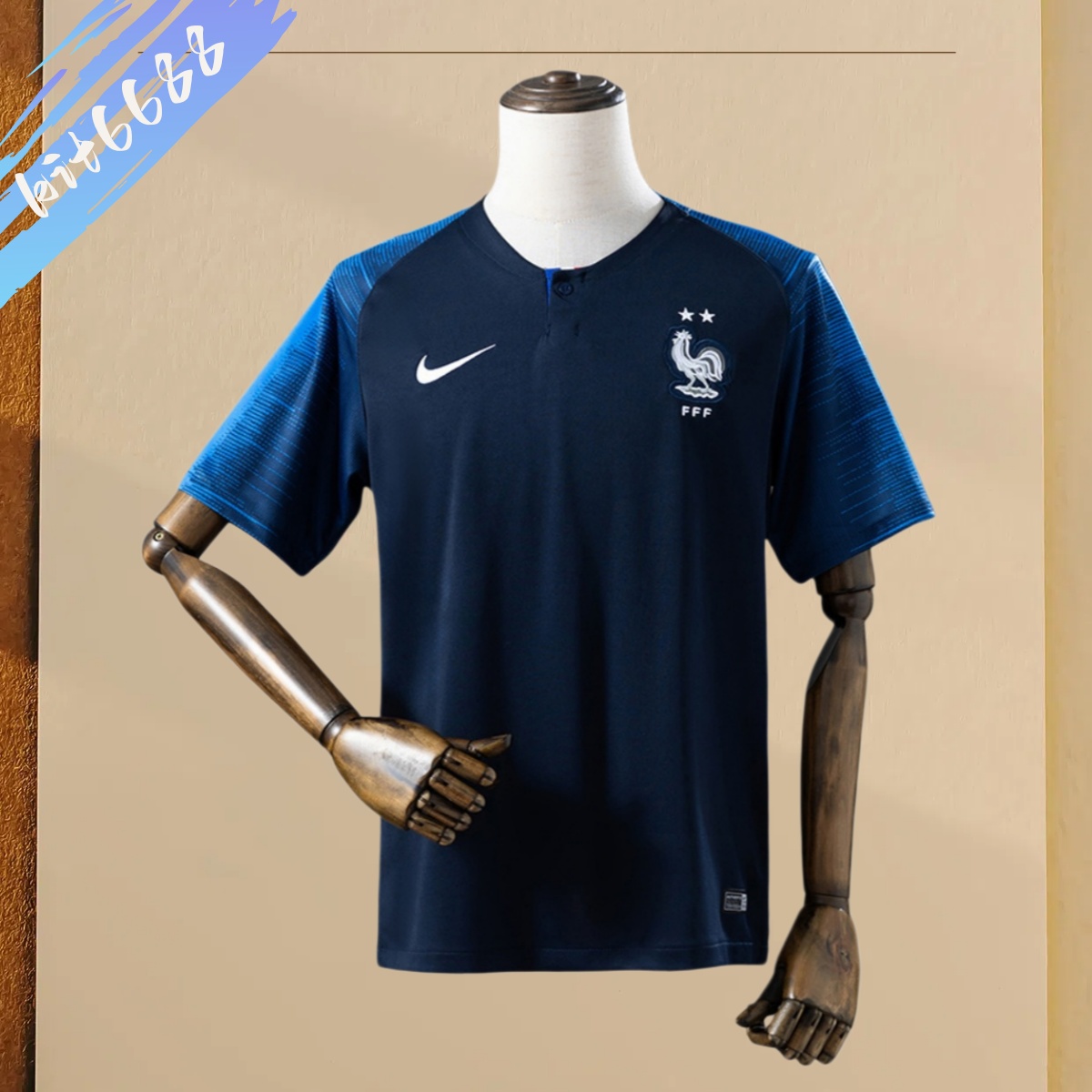 2018 France Home  Retro Football Shirt