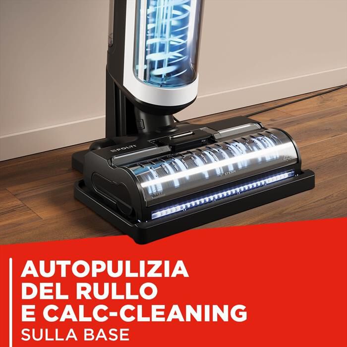 POLTI - Lavapavimenti ROLLYSTEAM WD30C-bianco/nero