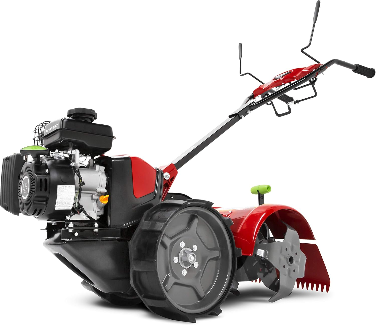Earthquake 37037 Pioneer Dual-Direction Rear Tine Tiller. Red/Black