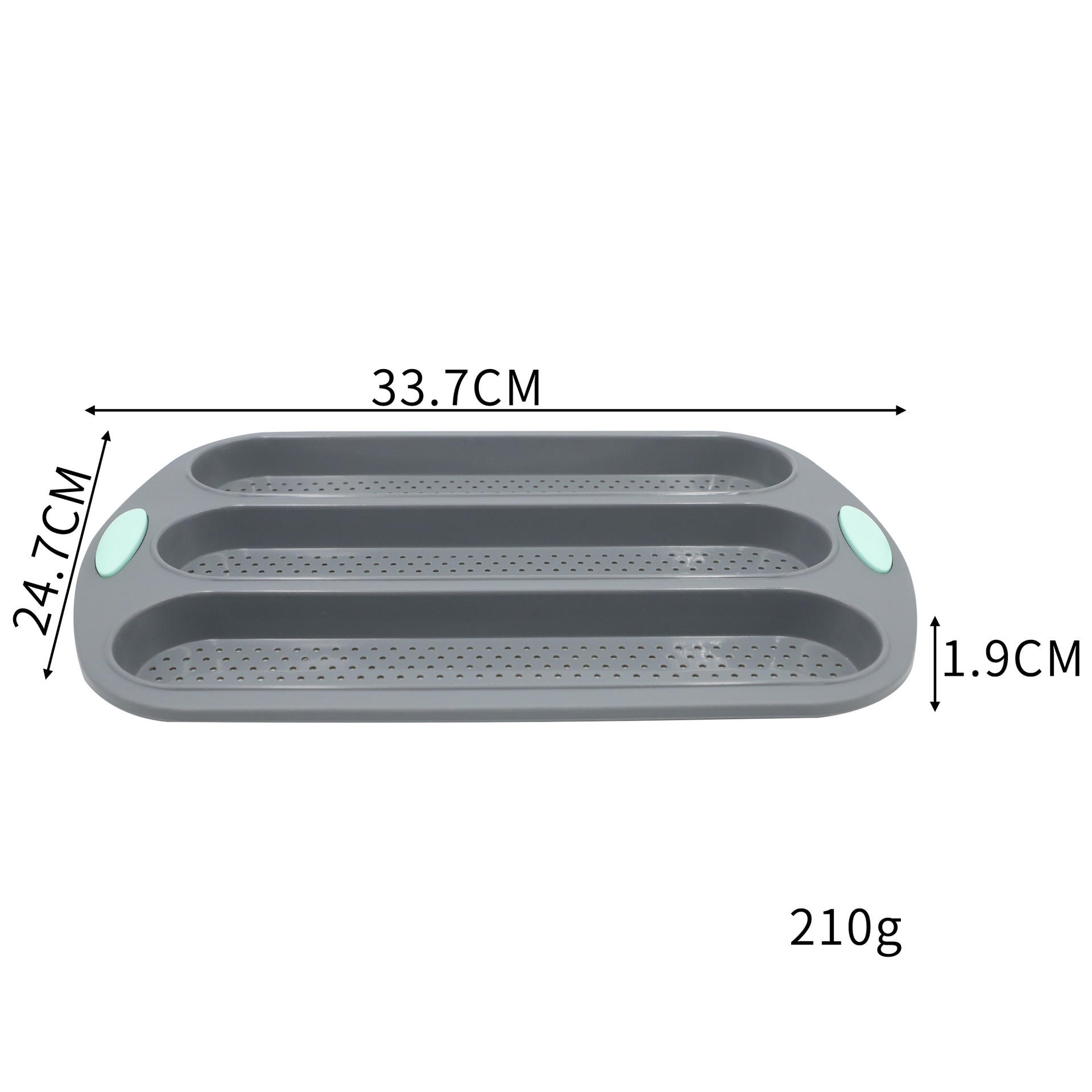 Non-Stick Food Grade Silicone Baking Set, Heat Resistant Cake Mold & Tray