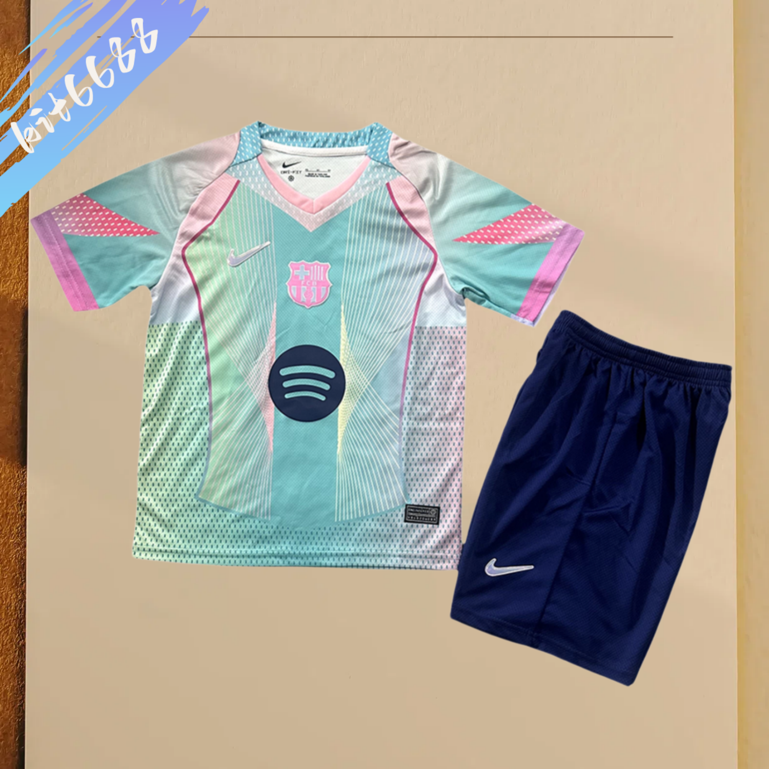 2025/2026 Barcelona Special Edition Football Shirt (Kids Kit socks)