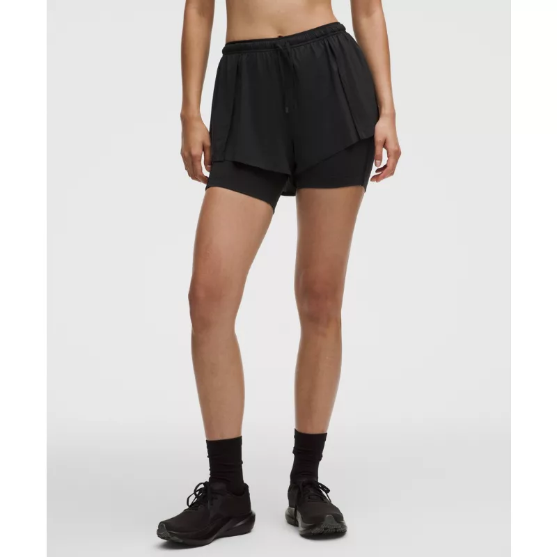 Lightweight 2-in-1 Running High-Rise Short