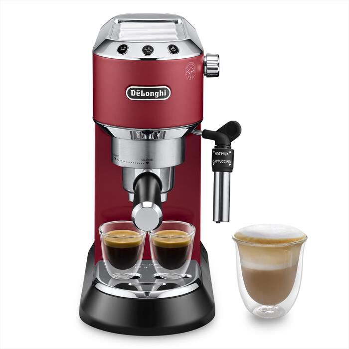 DE LONGHI - DEDICA EC685.R MACCHINA DA CAFFÈ MANUALE-Rosso