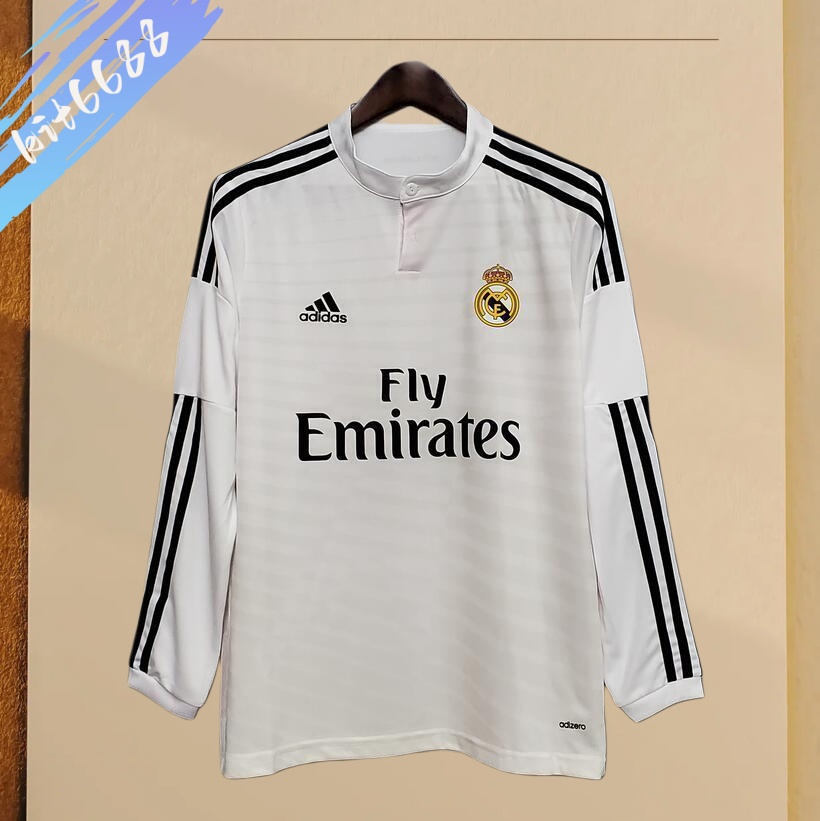 2013/2014 Real Madrid home Long Sleeve Retro Football Shirt