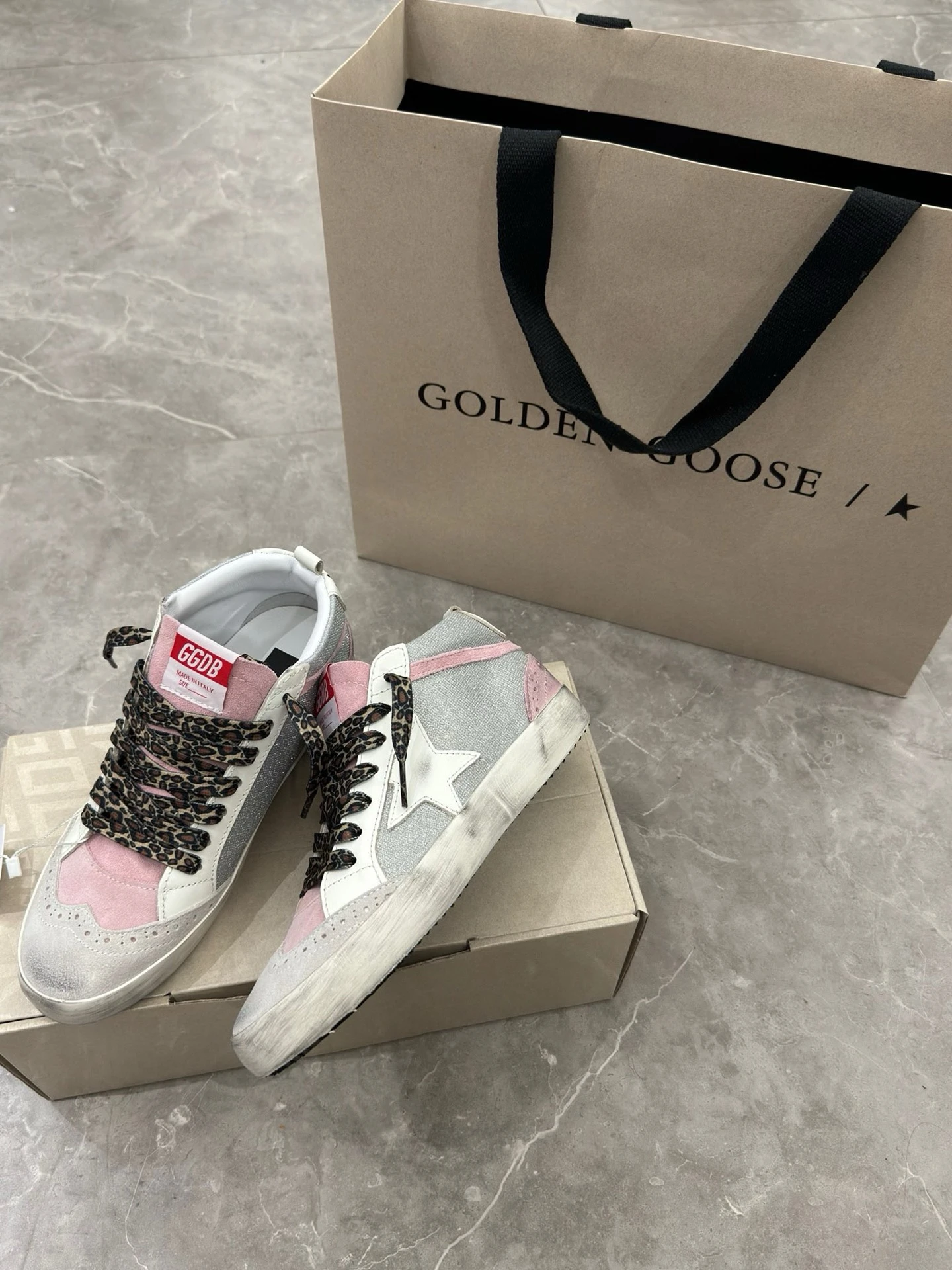 Golden Goose Mid Star Genuine Leather Custom Edition