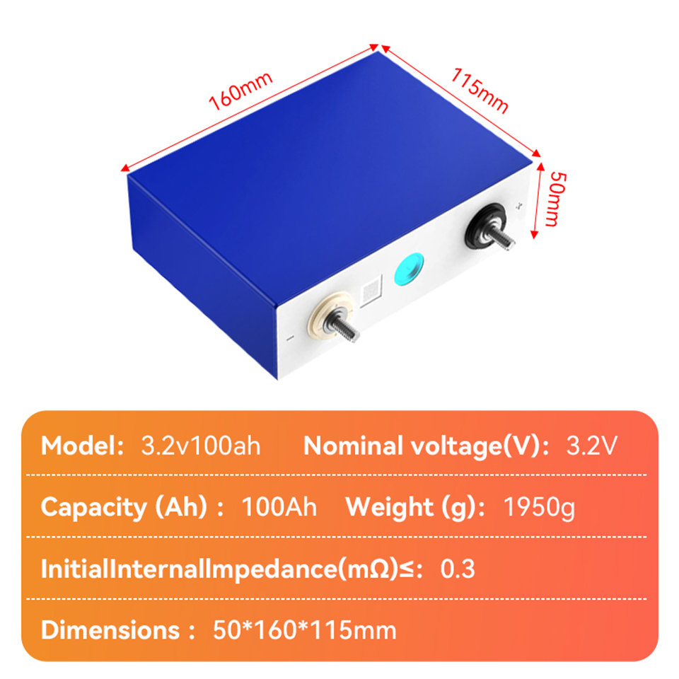 3.2v 100ah Lifepo4 Battery